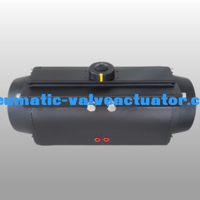AT 시리즈 Pneumatic Rack And Pinion Actuator 이중 액션 스프링 반환 OEM 색상